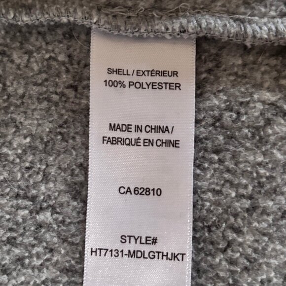 Ricki's Open Front Fleece Knit Blazer in Gray Mix - Picture 6 of 8